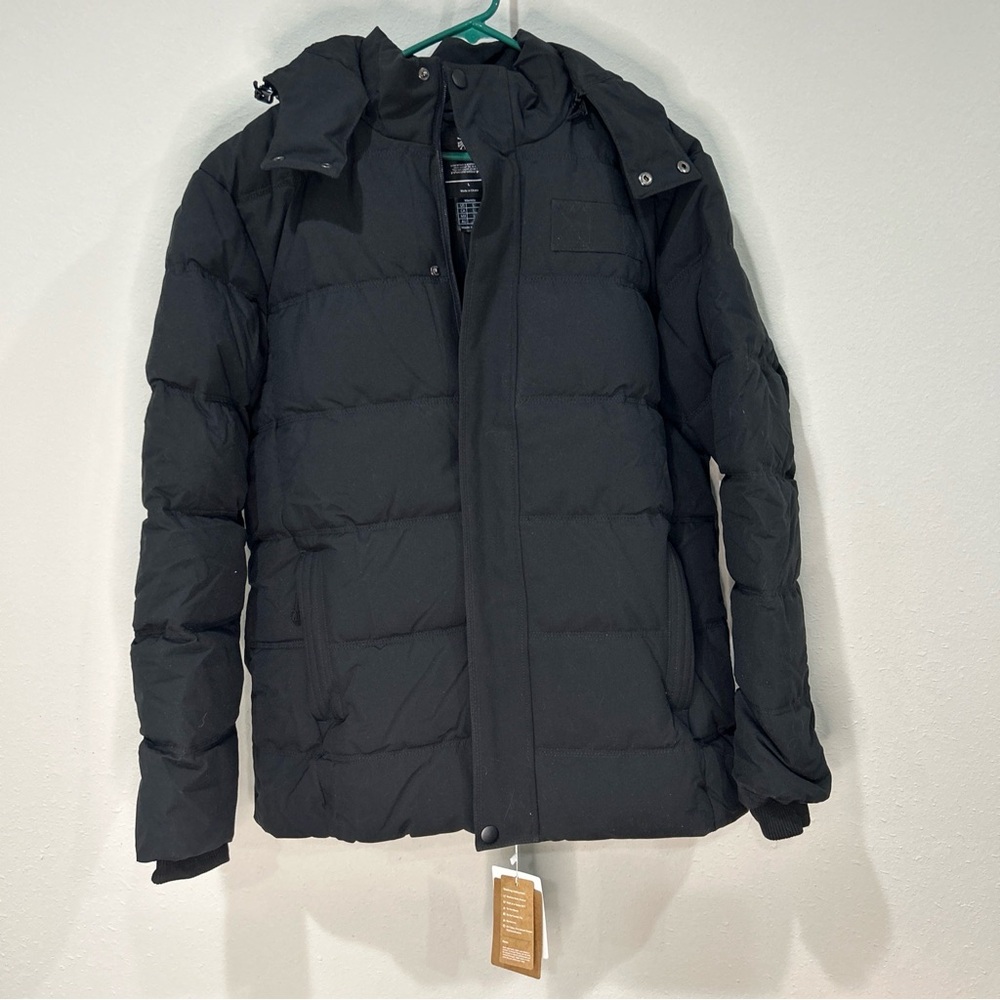 NWT Wantdo Men's Winter Warm Puffer Jacket Coat with Removable Hood GRS Cert.